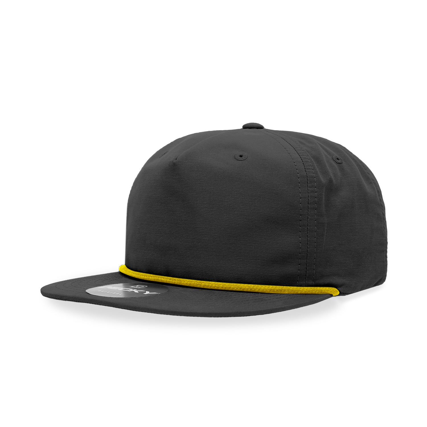 Decky 6032 5 Panel High Profile Relaxed Cotton Blend Rope Hat