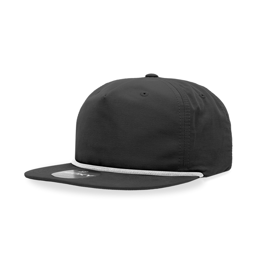 Decky 6032 5 Panel High Profile Relaxed Cotton Blend Rope Hat