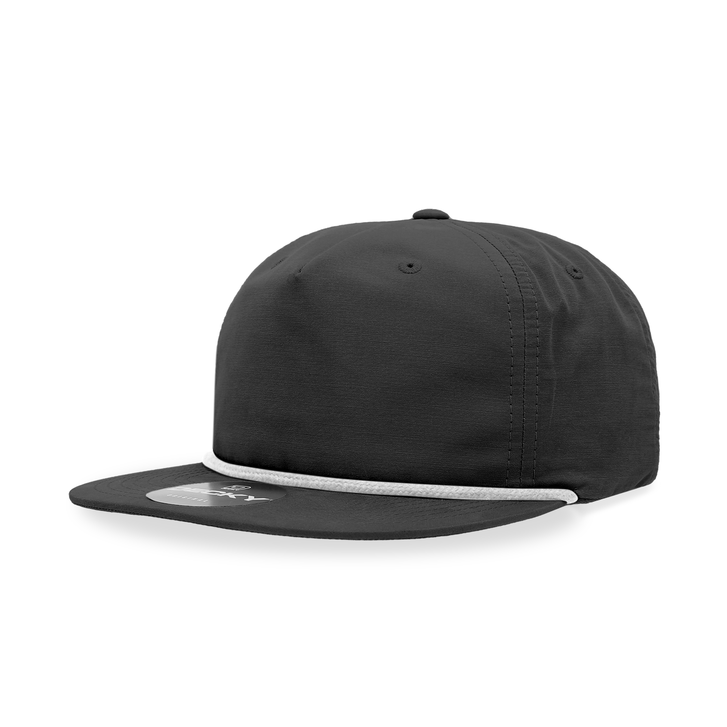 Decky 6032 5 Panel High Profile Relaxed Cotton Blend Rope Hat