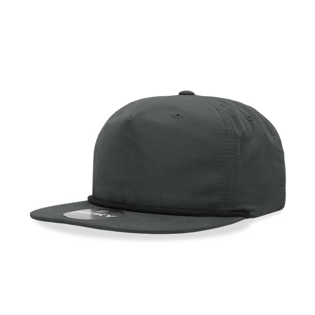 Decky 6032 5 Panel High Profile Relaxed Cotton Blend Rope Hat