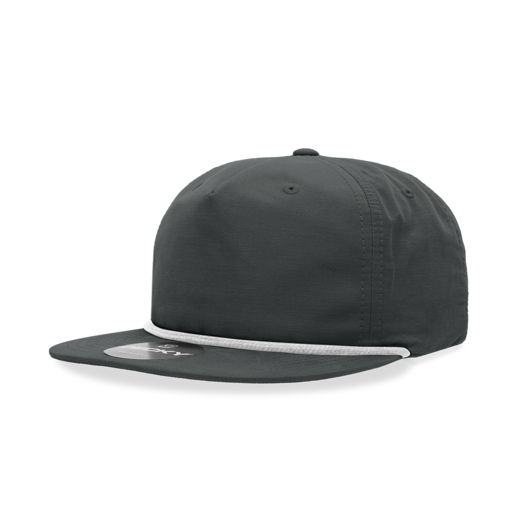 Decky 6032 5 Panel High Profile Relaxed Cotton Blend Rope Hat