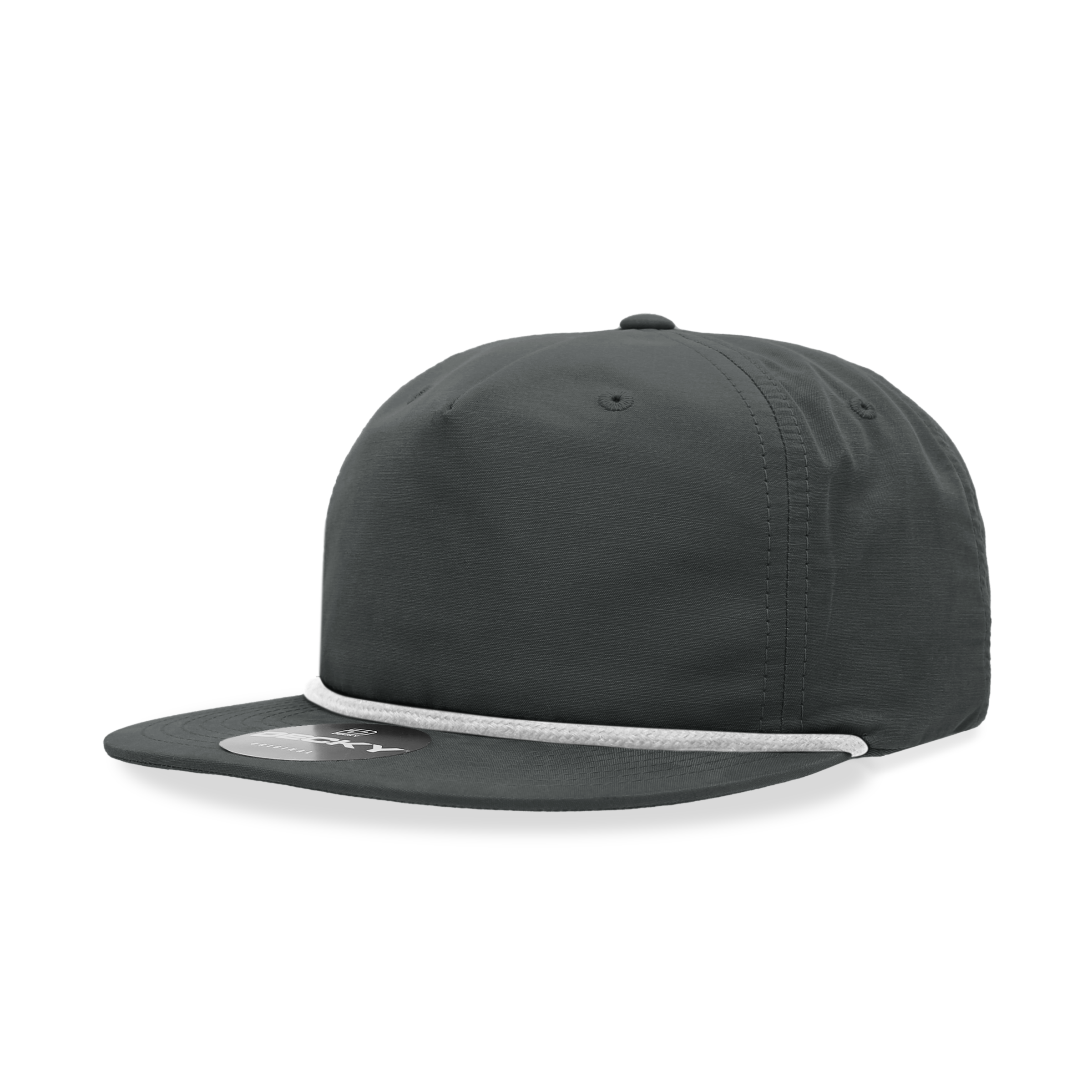 Decky 6032 5 Panel High Profile Relaxed Cotton Blend Rope Hat