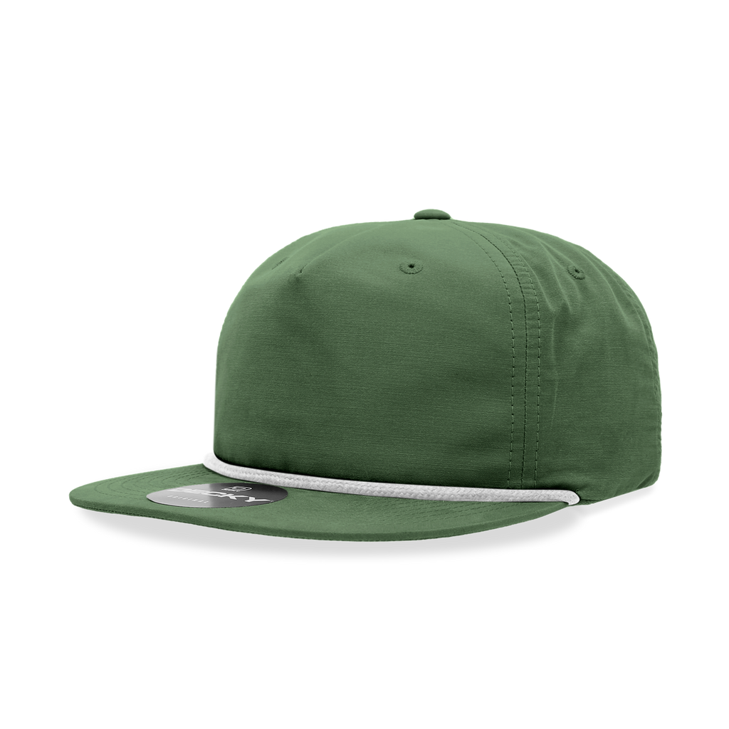 Decky 6032 5 Panel High Profile Relaxed Cotton Blend Rope Hat
