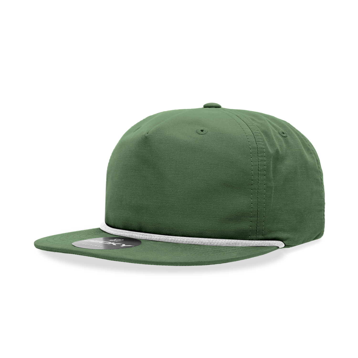 Decky 6032 5 Panel High Profile Relaxed Cotton Blend Rope Hat