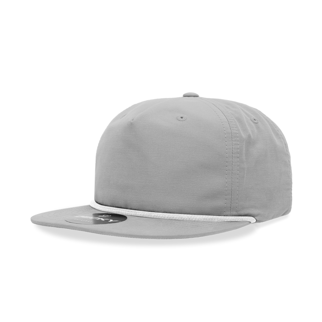 Decky 6032 5 Panel High Profile Relaxed Cotton Blend Rope Hat
