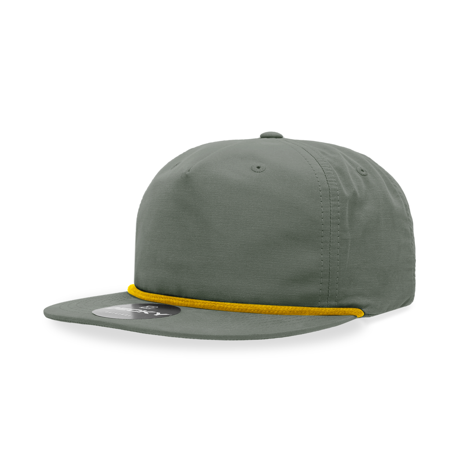 Decky 6032 5 Panel High Profile Relaxed Cotton Blend Rope Hat