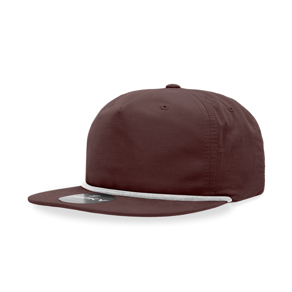 Decky 6032 5 Panel High Profile Relaxed Cotton Blend Rope Hat