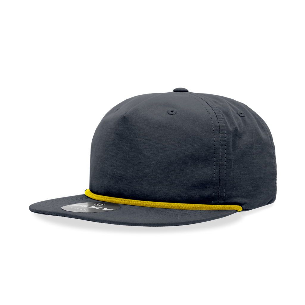 Decky 6032 5 Panel High Profile Relaxed Cotton Blend Rope Hat