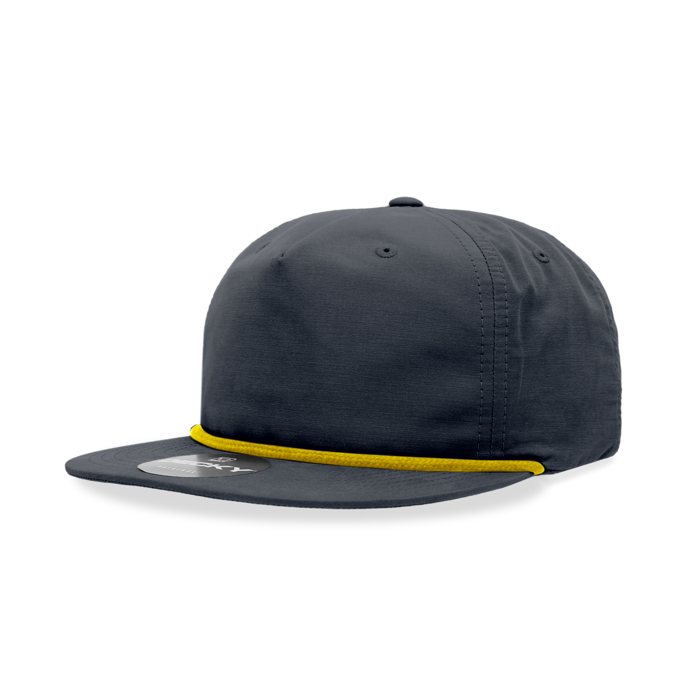 Decky 6032 5 Panel High Profile Relaxed Cotton Blend Rope Hat