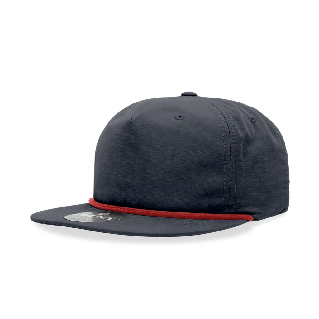 Decky 6032 5 Panel High Profile Relaxed Cotton Blend Rope Hat