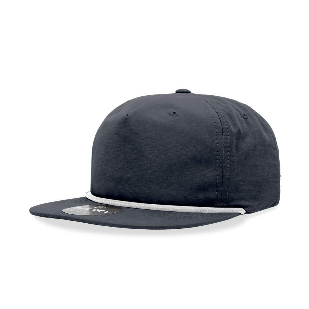 Decky 6032 5 Panel High Profile Relaxed Cotton Blend Rope Hat