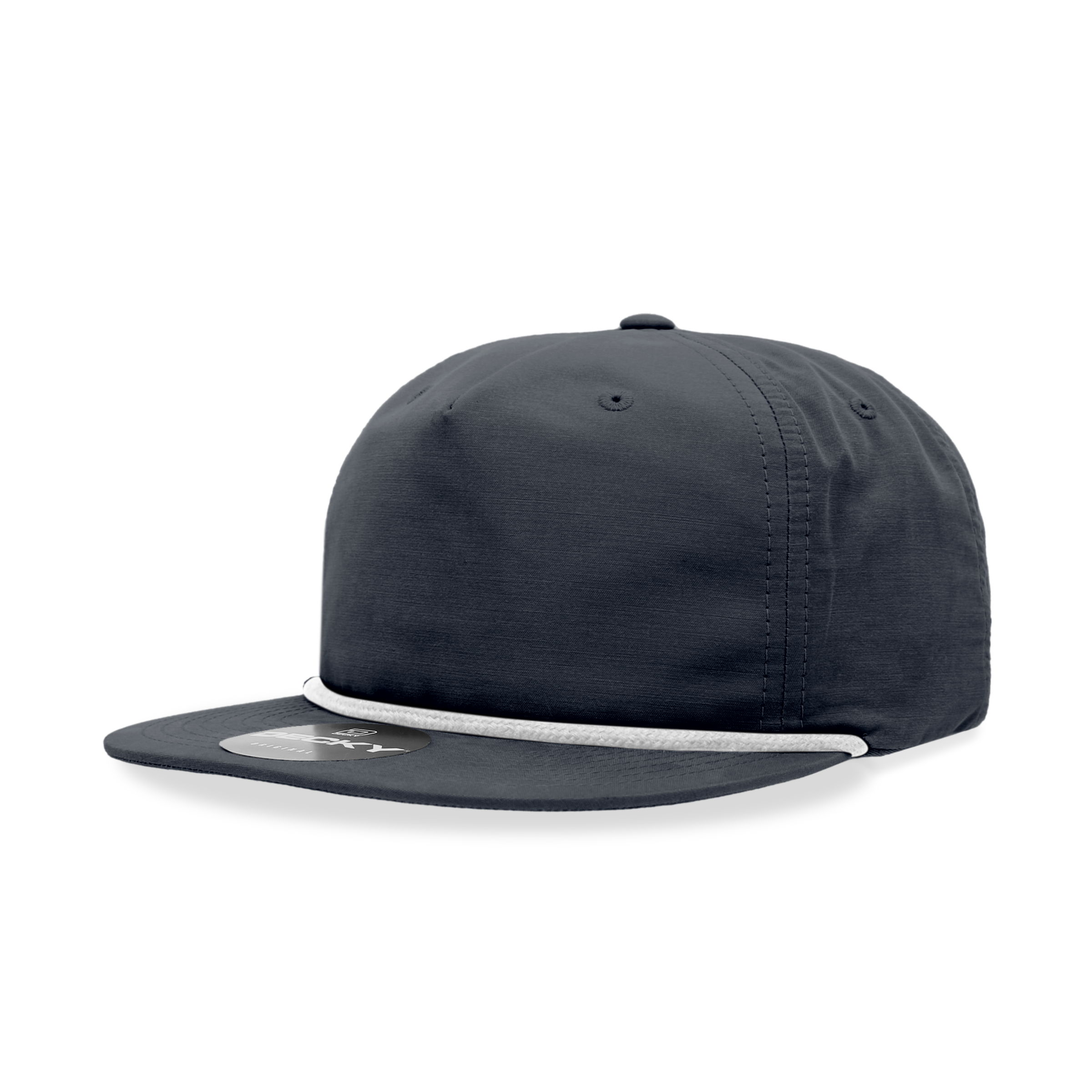 Decky 6032 5 Panel High Profile Relaxed Cotton Blend Rope Hat
