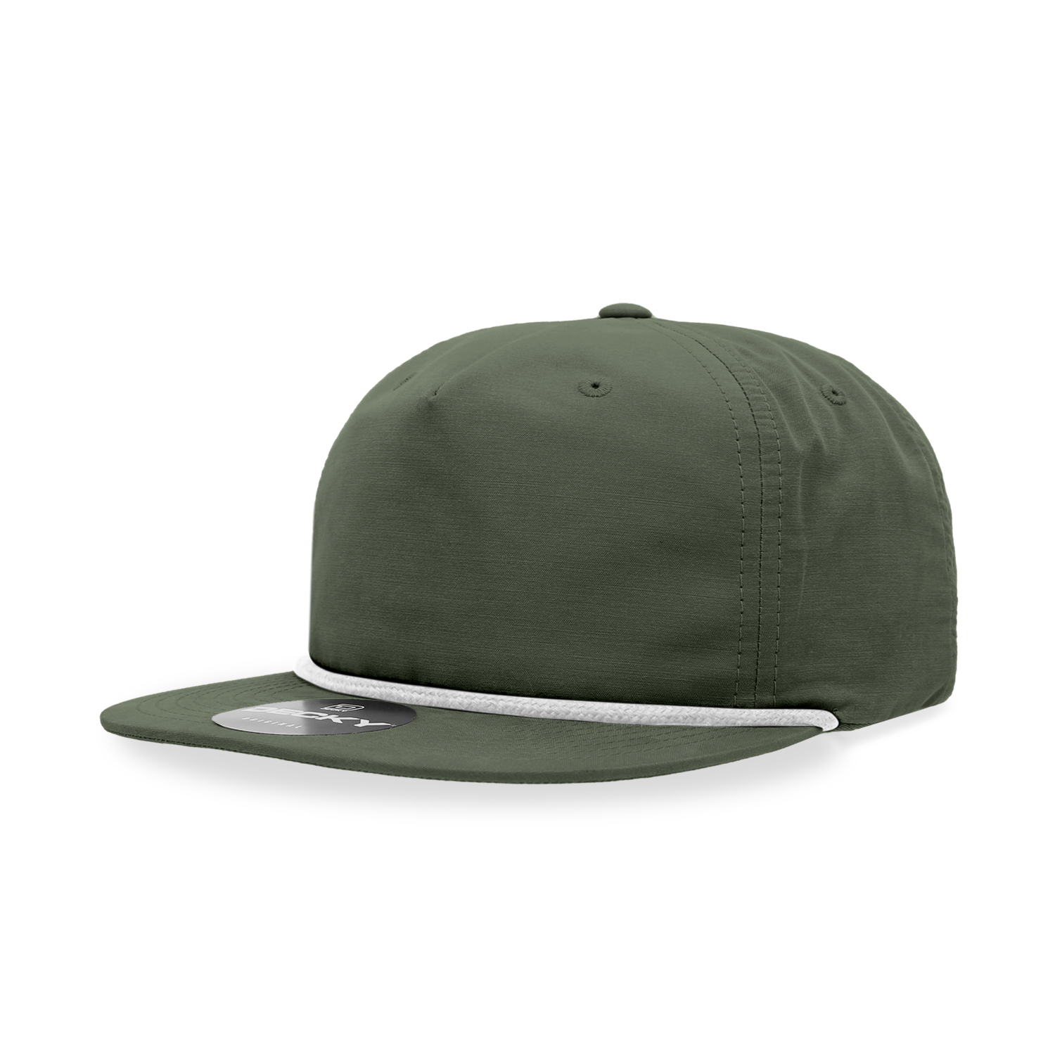 Decky 6032 5 Panel High Profile Relaxed Cotton Blend Rope Hat