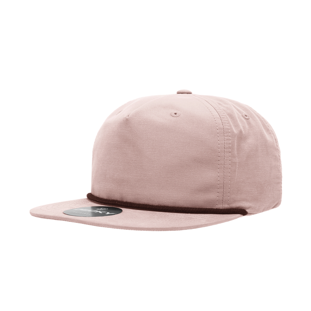 Decky 6032 5 Panel High Profile Relaxed Cotton Blend Rope Hat
