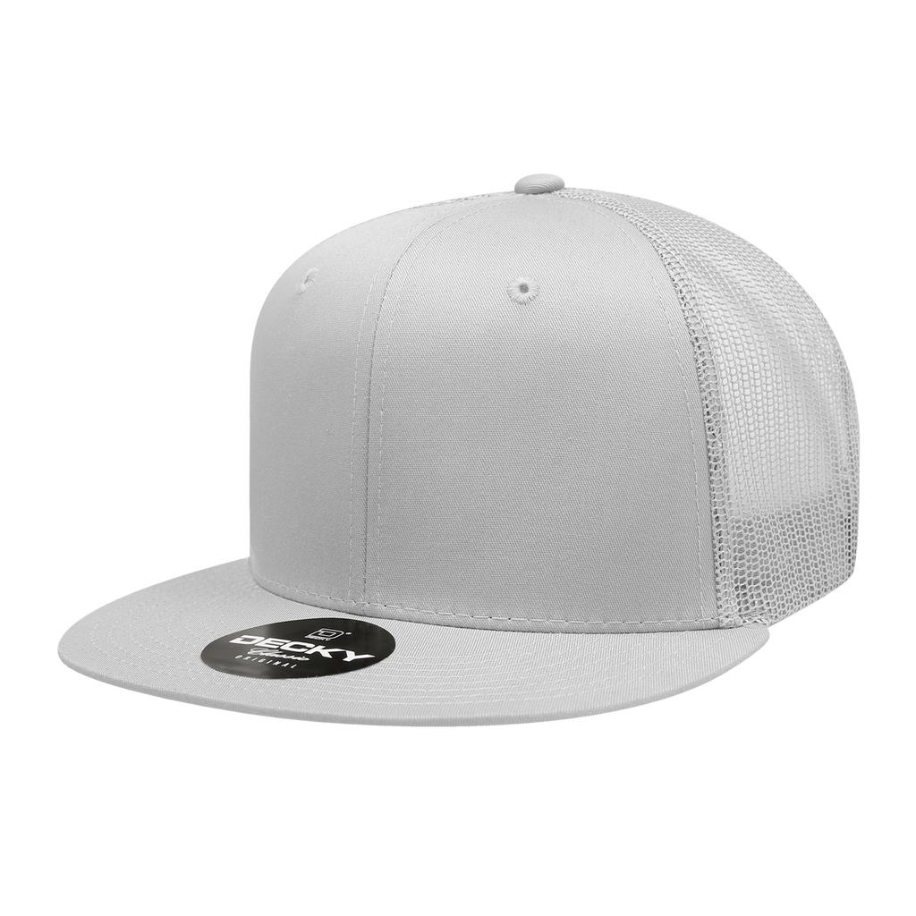 Decky 6033 6 Panel High Profile Structured Cotton Blend Trucker