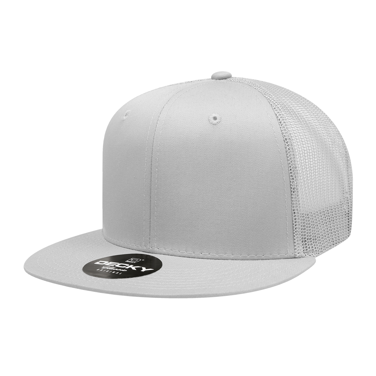 Decky 6033 6 Panel High Profile Structured Cotton Blend Trucker