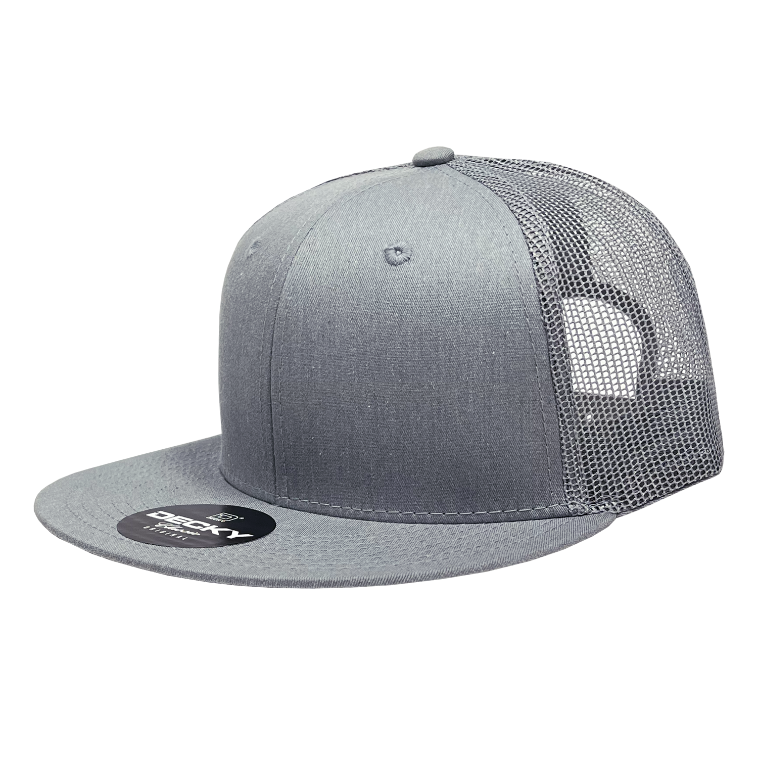 Decky 6033 6 Panel High Profile Structured Cotton Blend Trucker