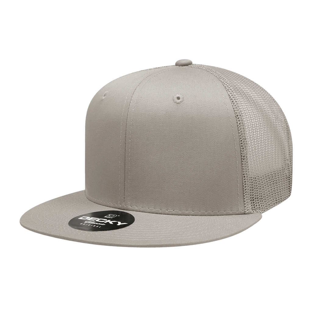 Decky 6033 6 Panel High Profile Structured Cotton Blend Trucker