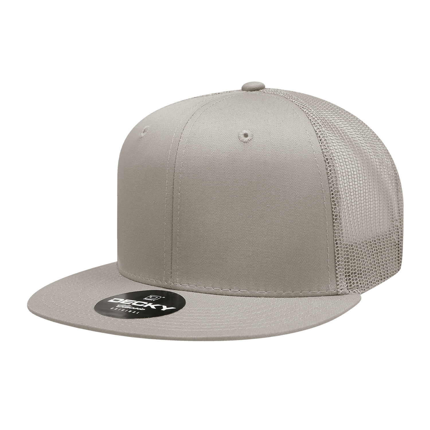 Decky 6033 6 Panel High Profile Structured Cotton Blend Trucker