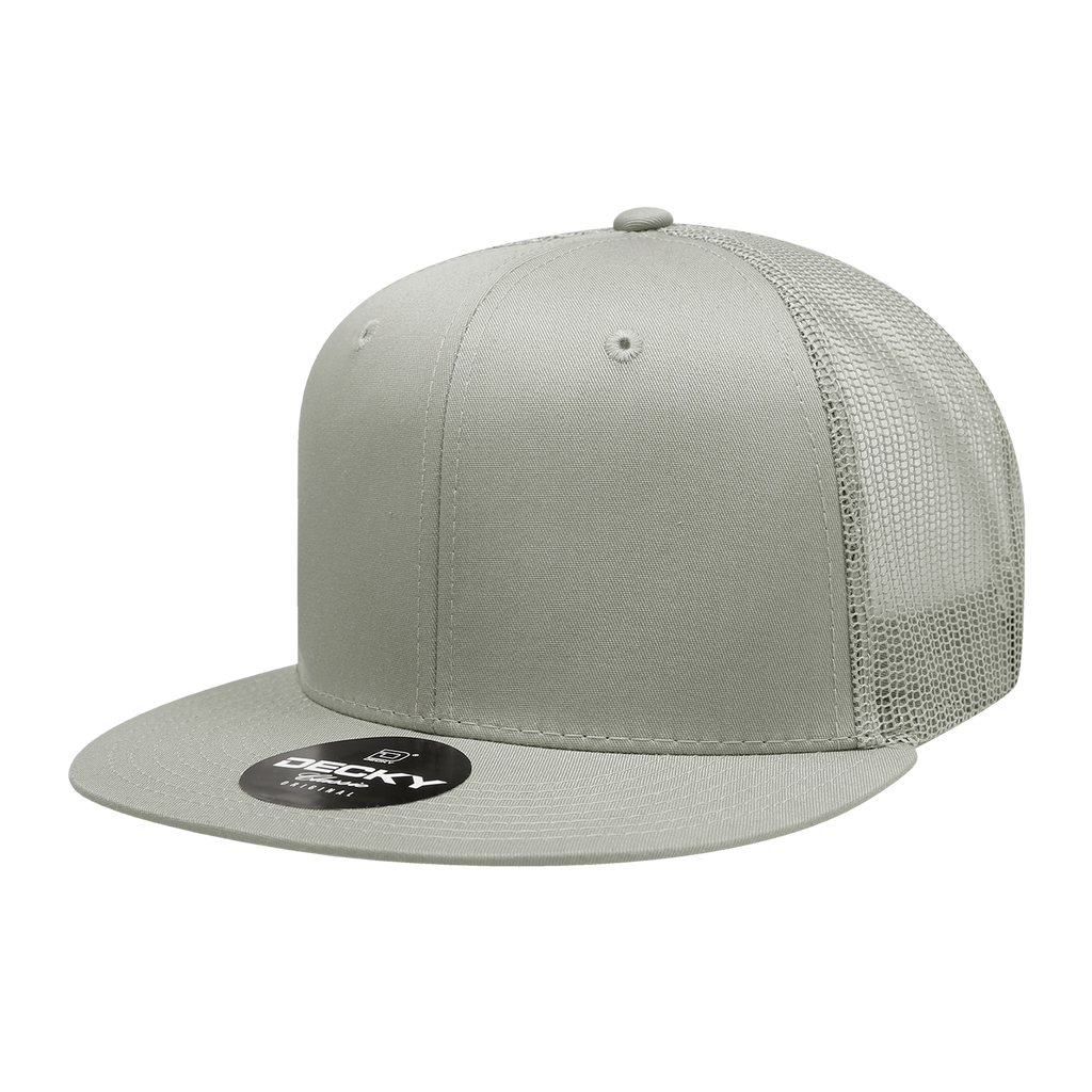 Decky 6033 6 Panel High Profile Structured Cotton Blend Trucker