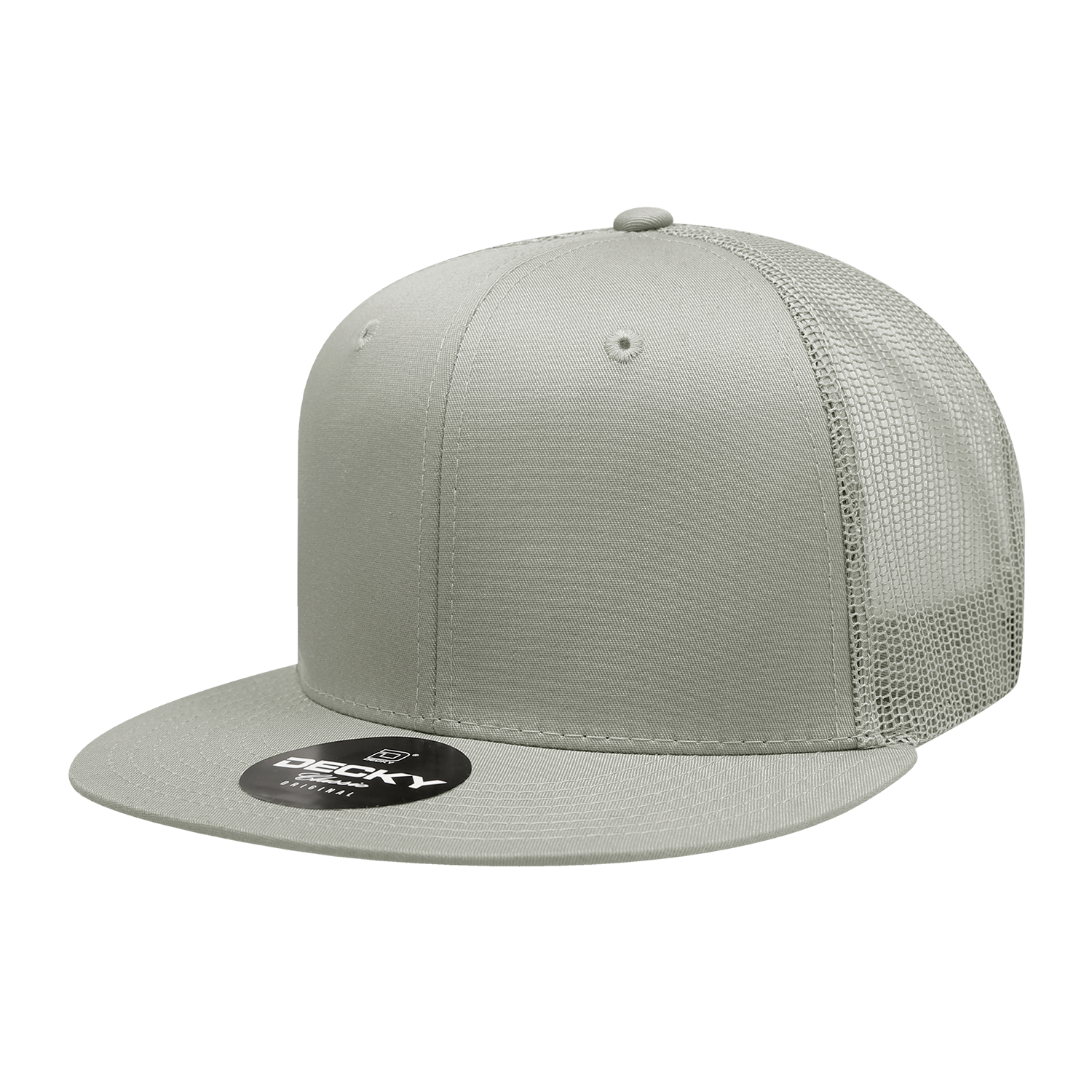Decky 6033 6 Panel High Profile Structured Cotton Blend Trucker