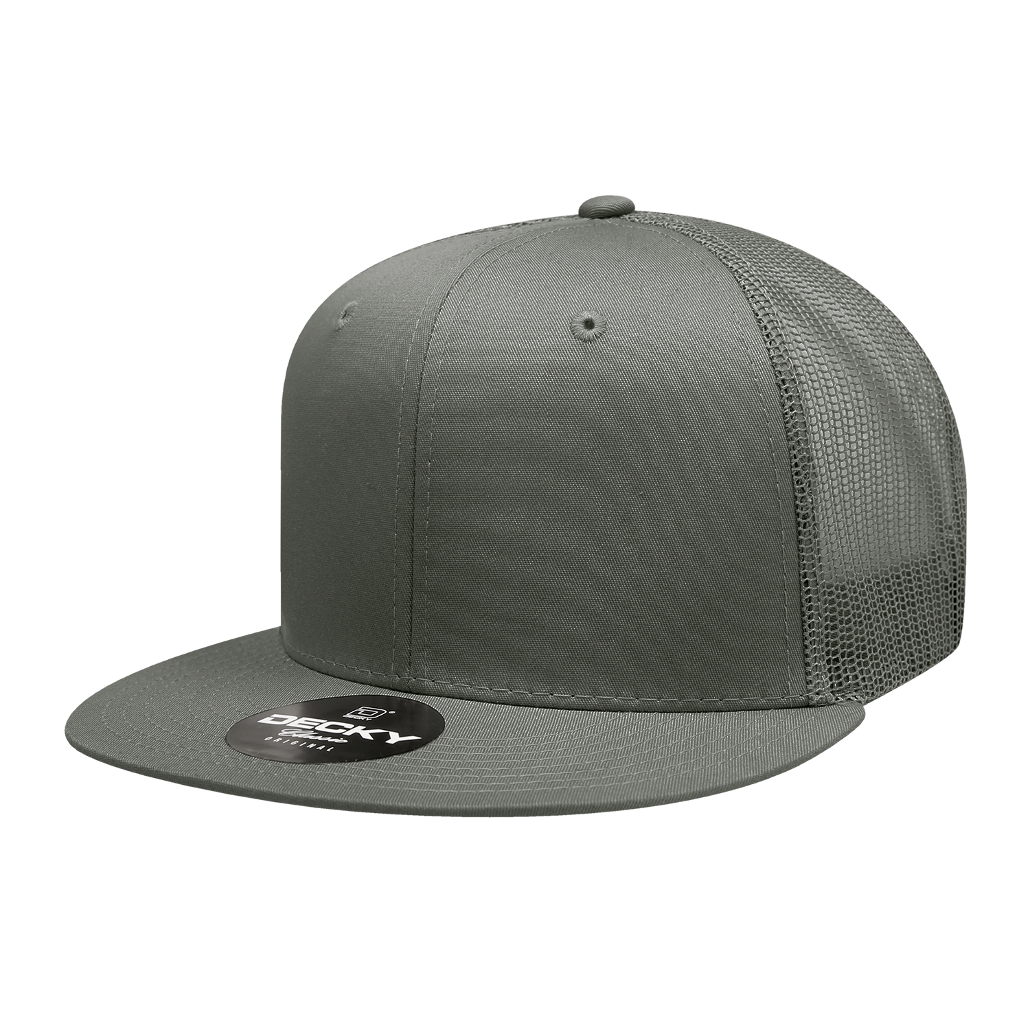 Decky 6033 6 Panel High Profile Structured Cotton Blend Trucker