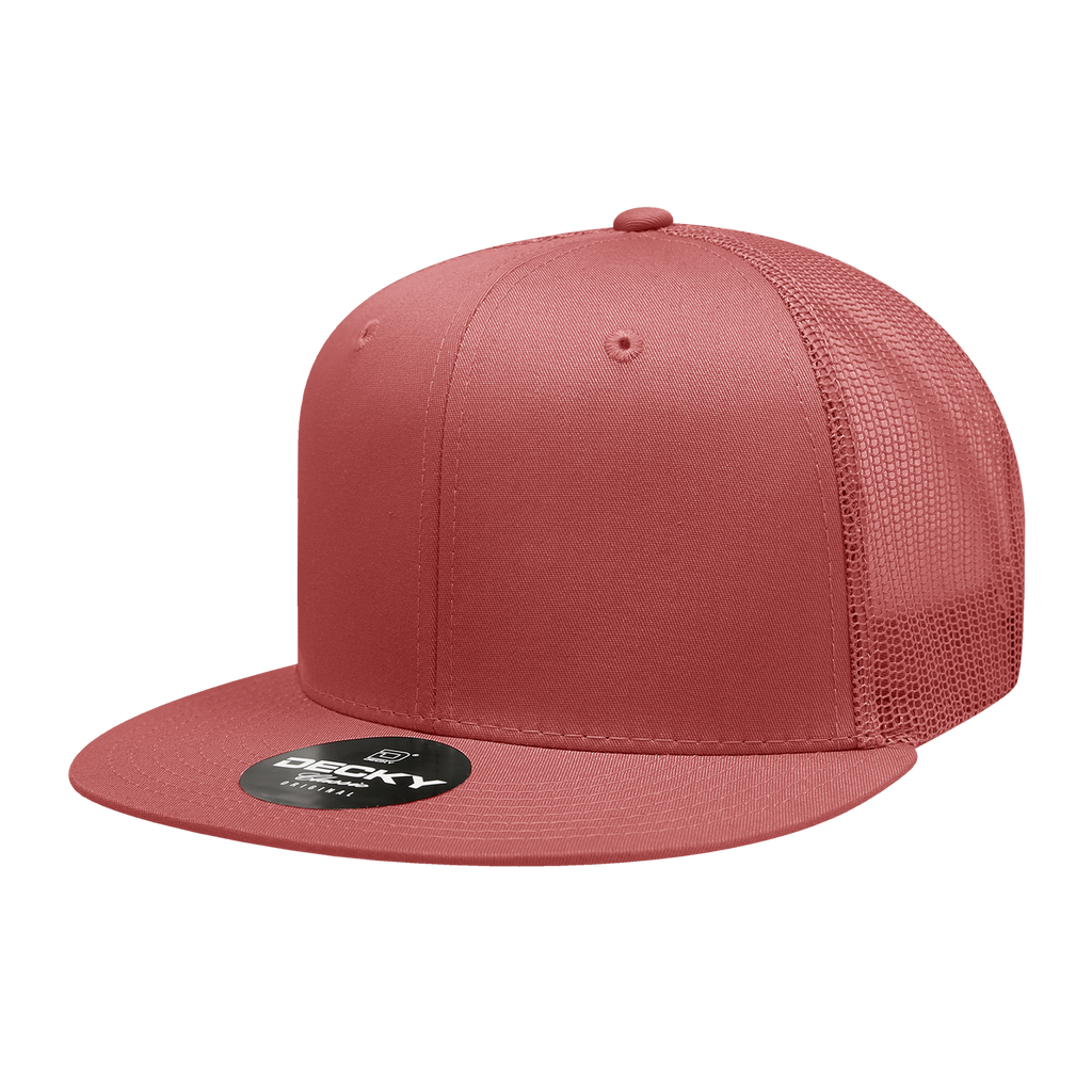 Decky 6033 6 Panel High Profile Structured Cotton Blend Trucker