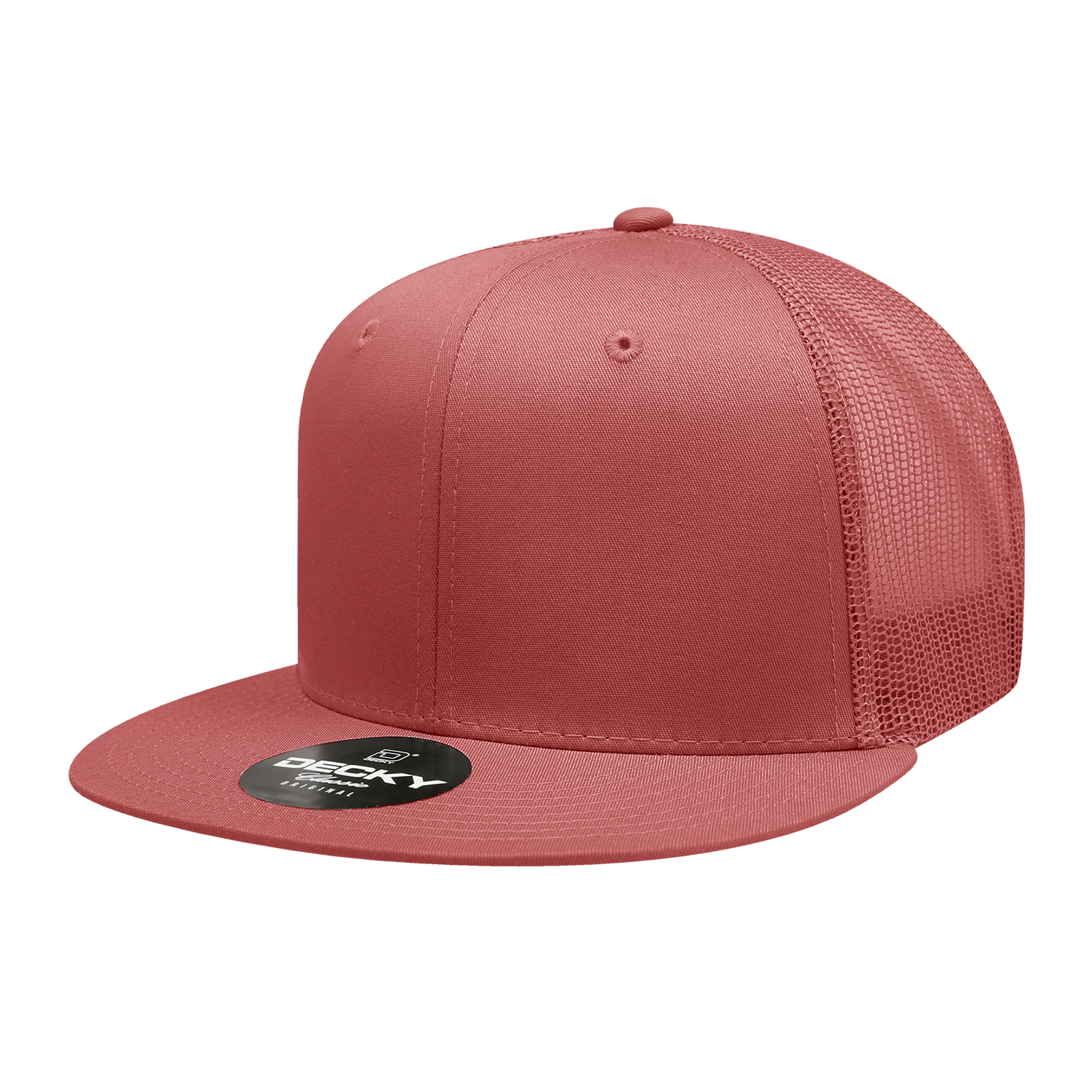 Decky 6033 6 Panel High Profile Structured Cotton Blend Trucker