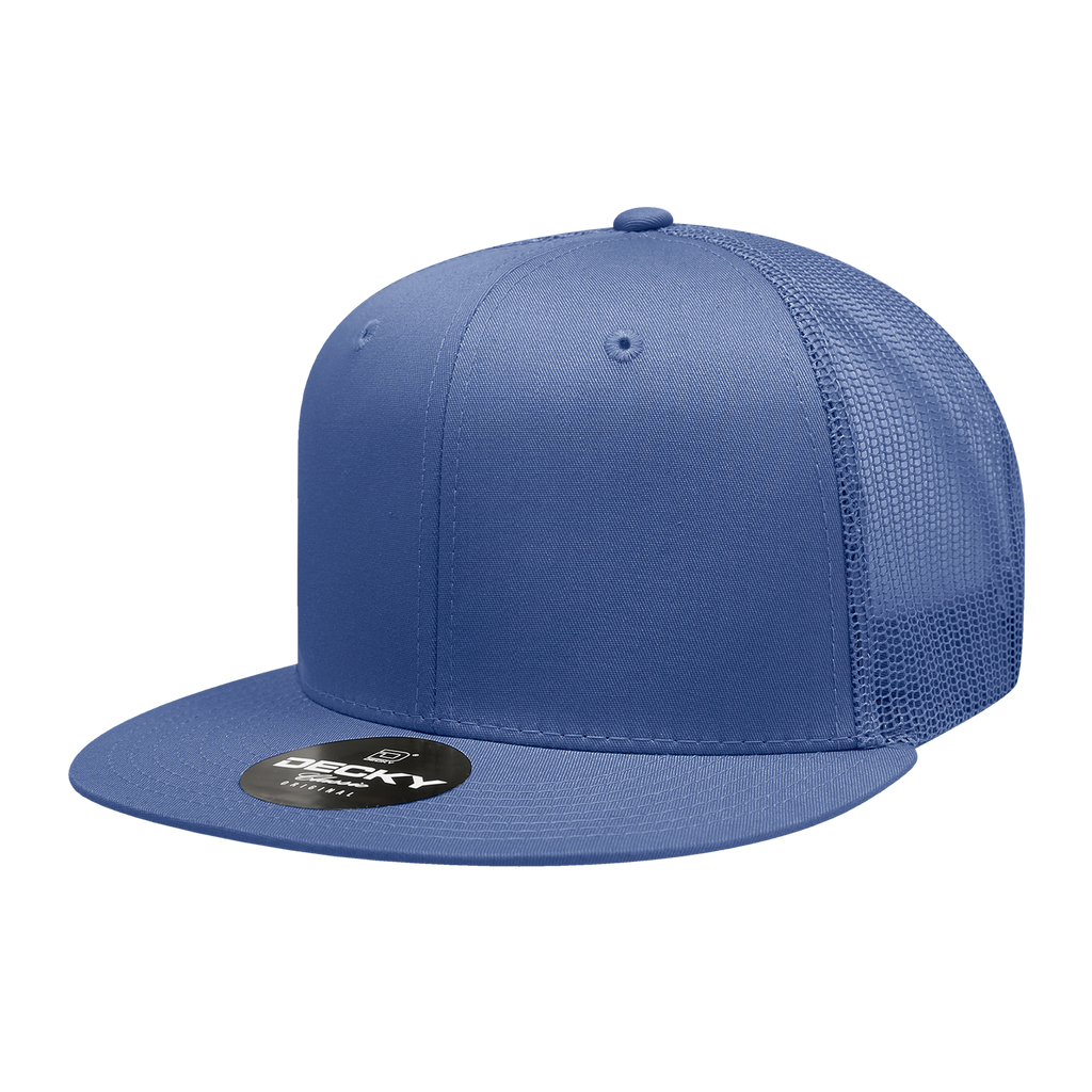 Decky 6033 6 Panel High Profile Structured Cotton Blend Trucker