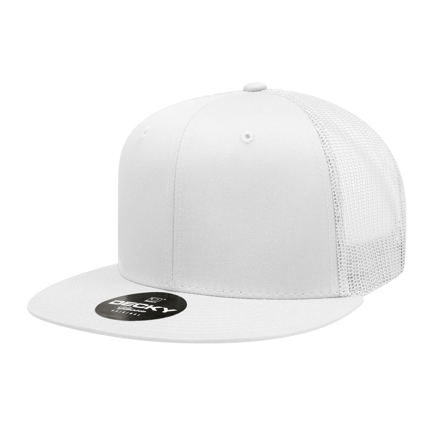 Decky 6033 6 Panel High Profile Structured Cotton Blend Trucker