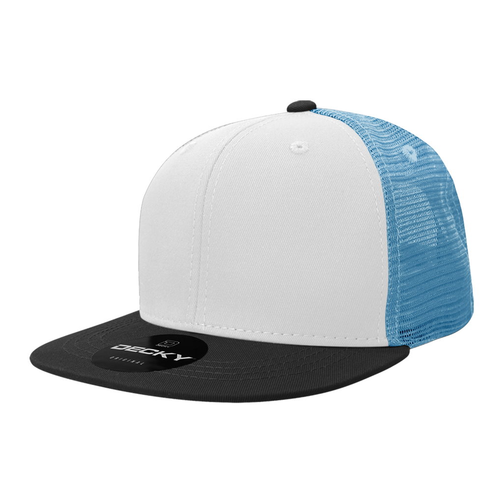 Decky 6033 6 Panel High Profile Structured Cotton Blend Trucker