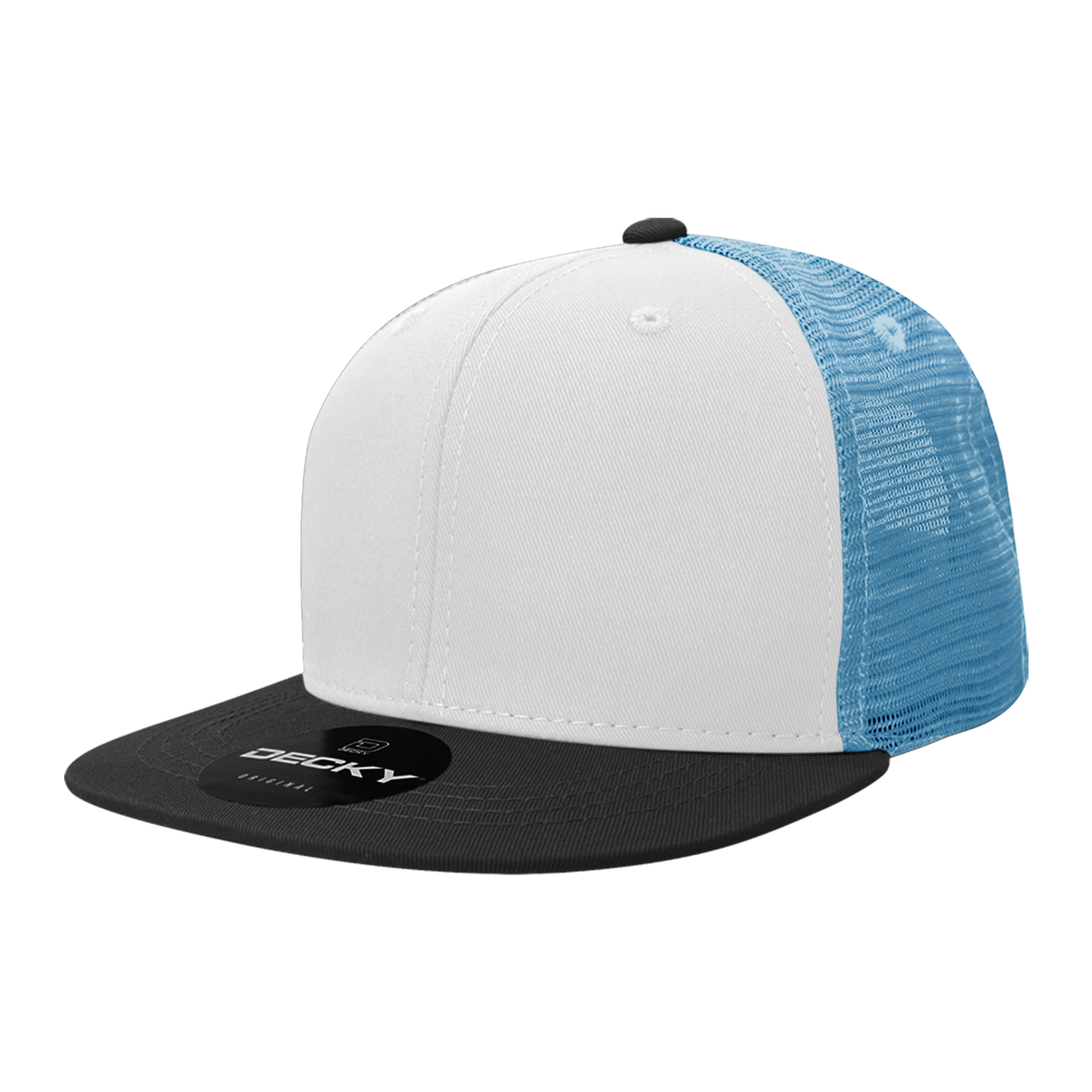 Decky 6033 6 Panel High Profile Structured Cotton Blend Trucker