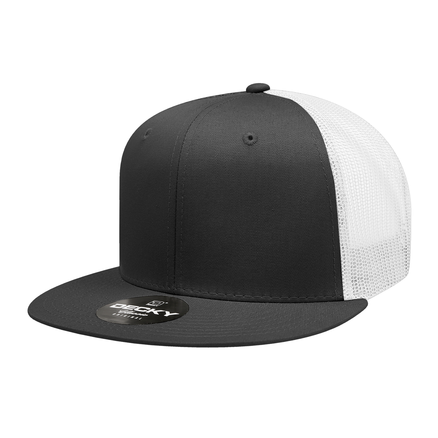 Decky 6033 6 Panel High Profile Structured Cotton Blend Trucker