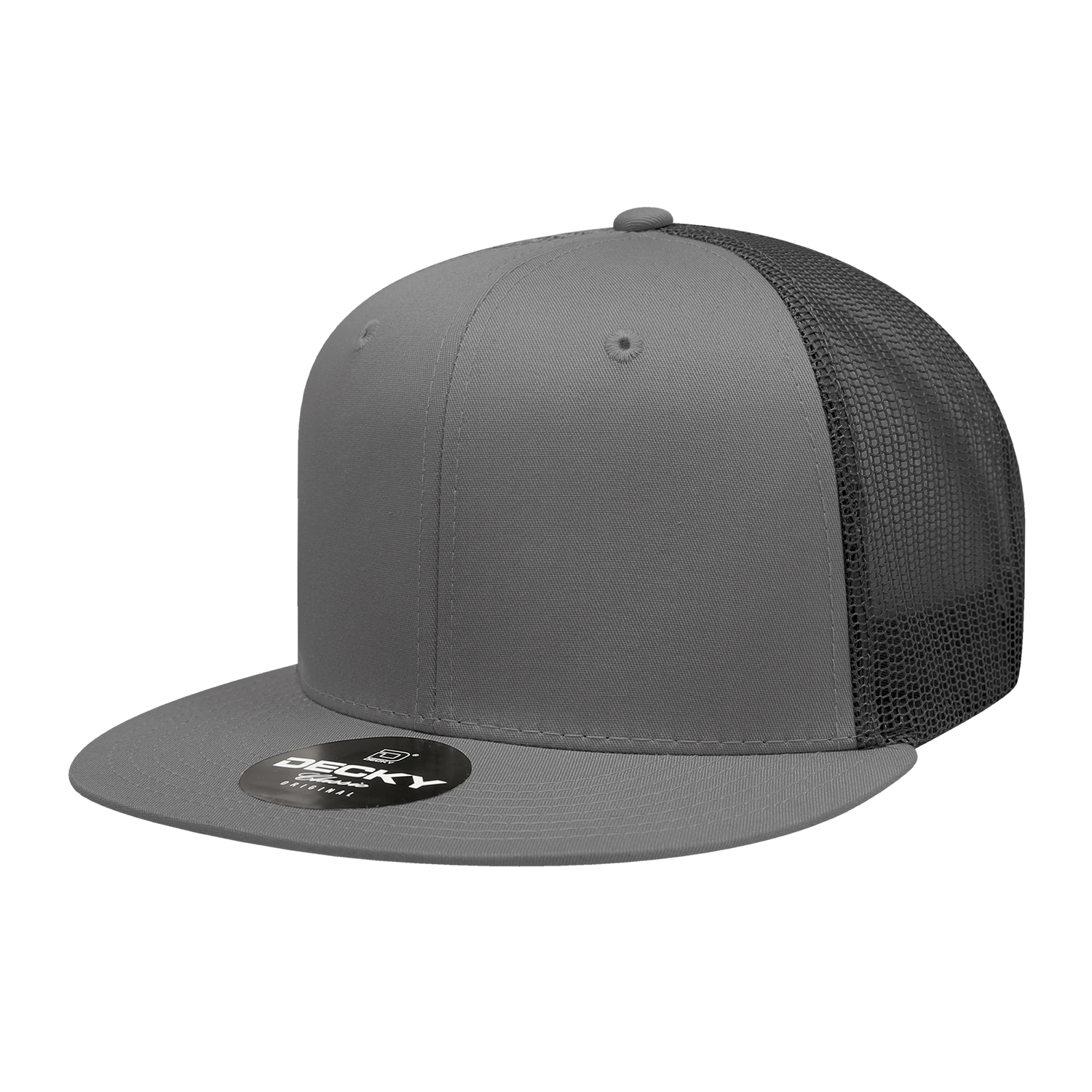 Decky 6033 6 Panel High Profile Structured Cotton Blend Trucker