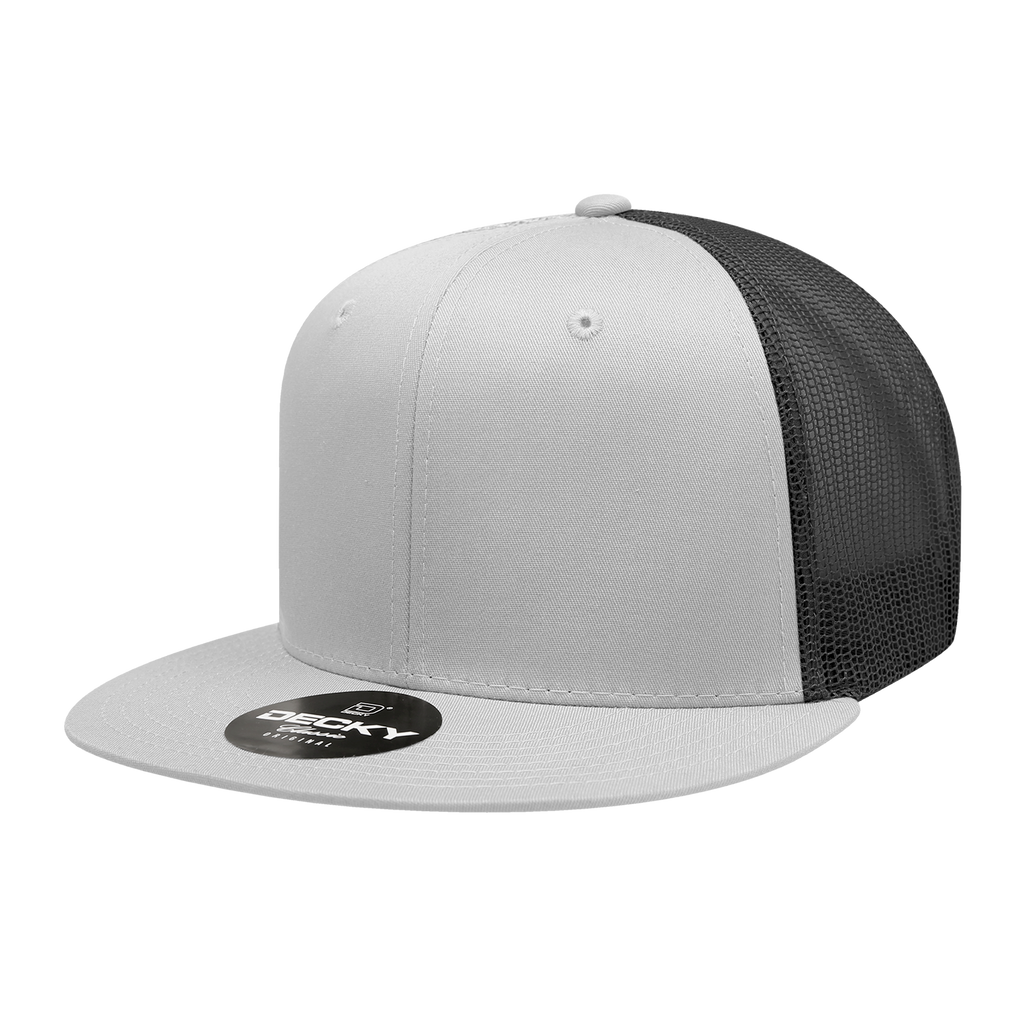 Decky 6033 6 Panel High Profile Structured Cotton Blend Trucker