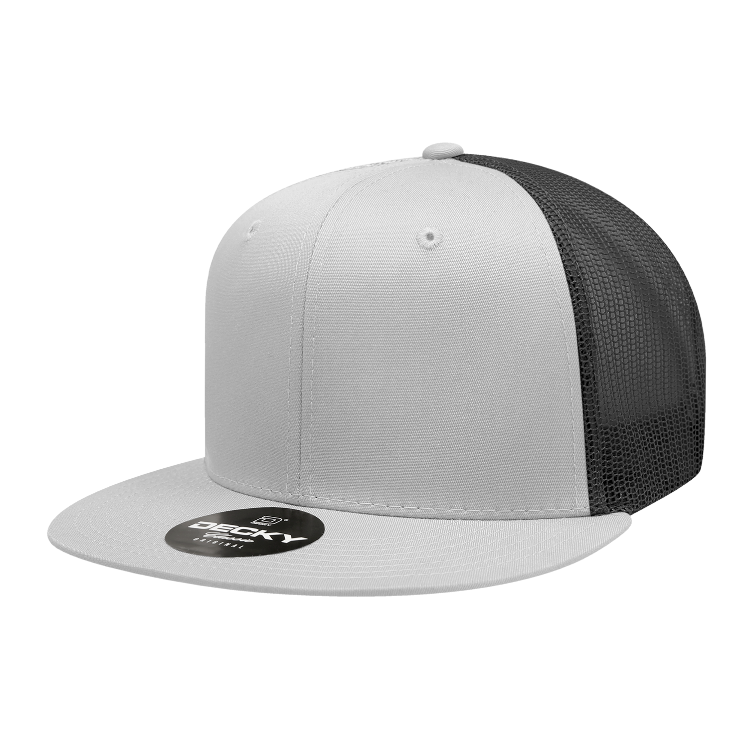 Decky 6033 6 Panel High Profile Structured Cotton Blend Trucker