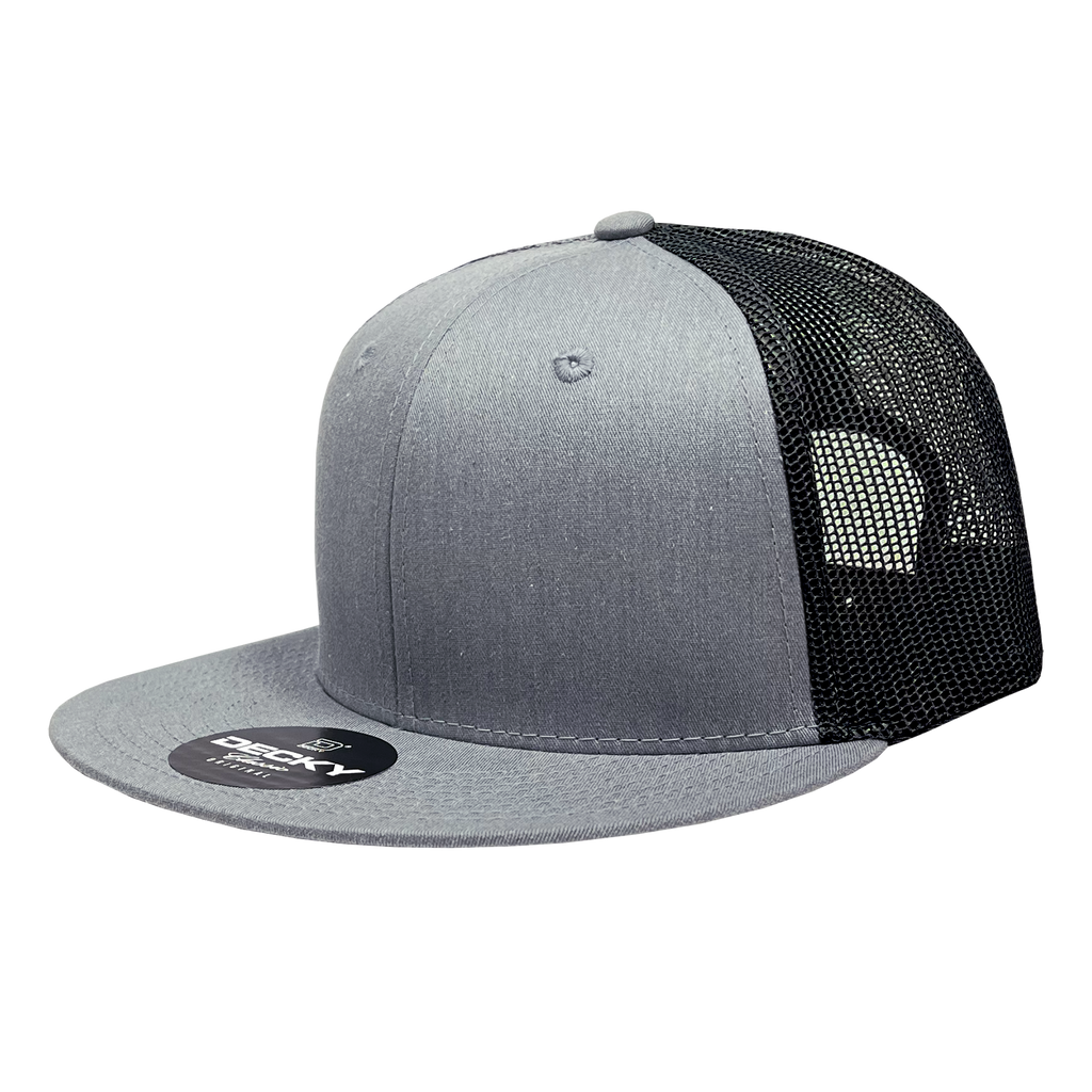 Decky 6033 6 Panel High Profile Structured Cotton Blend Trucker