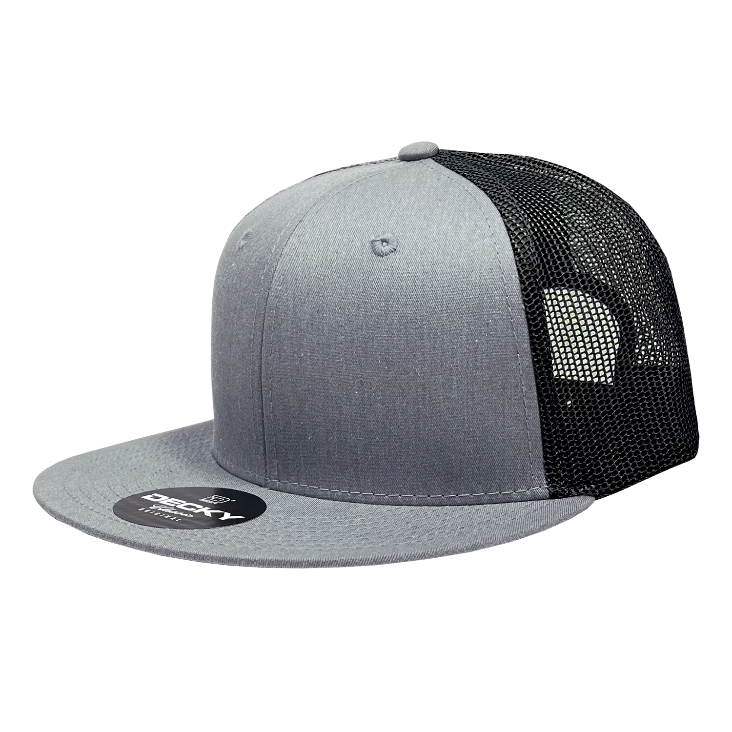 Decky 6033 6 Panel High Profile Structured Cotton Blend Trucker