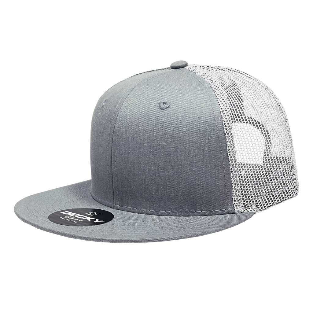 Decky 6033 6 Panel High Profile Structured Cotton Blend Trucker
