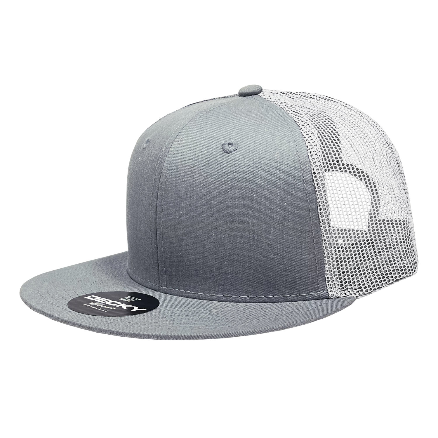 Decky 6033 6 Panel High Profile Structured Cotton Blend Trucker