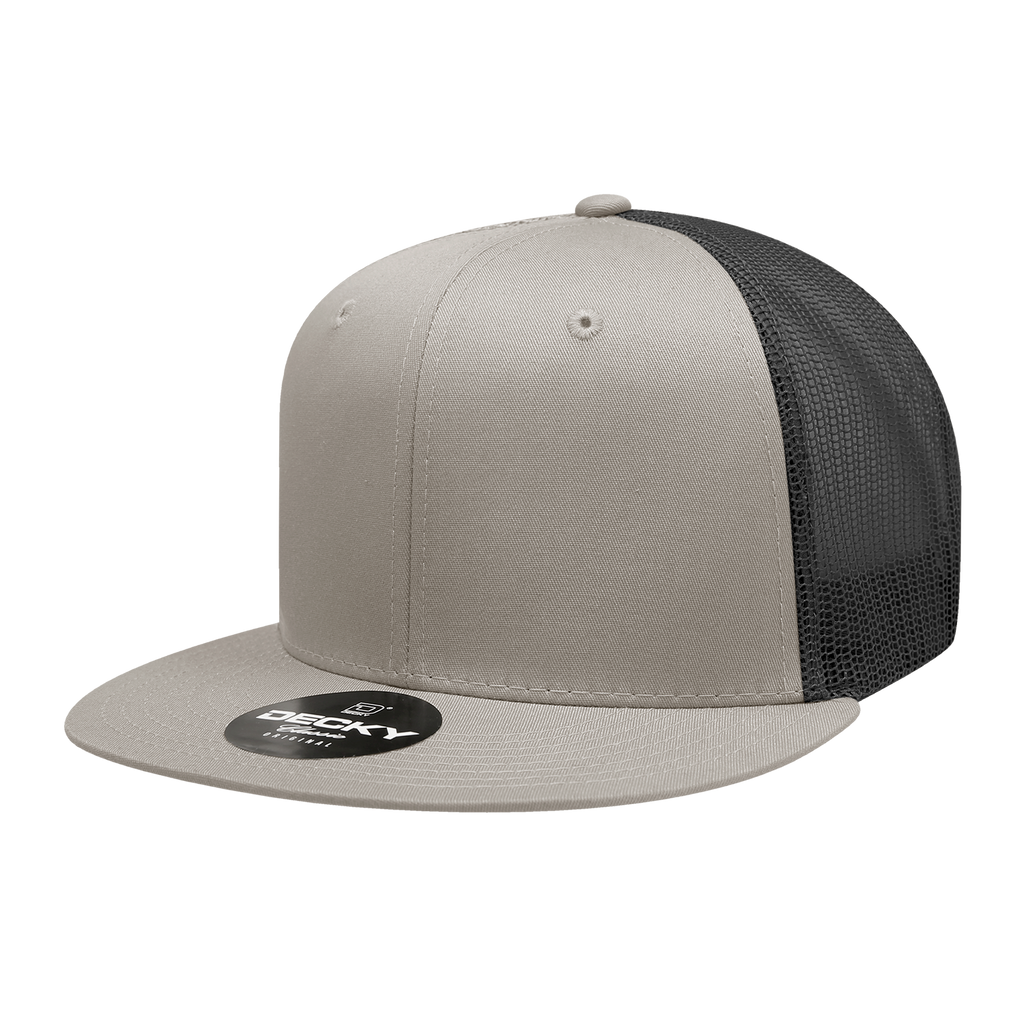 Decky 6033 6 Panel High Profile Structured Cotton Blend Trucker