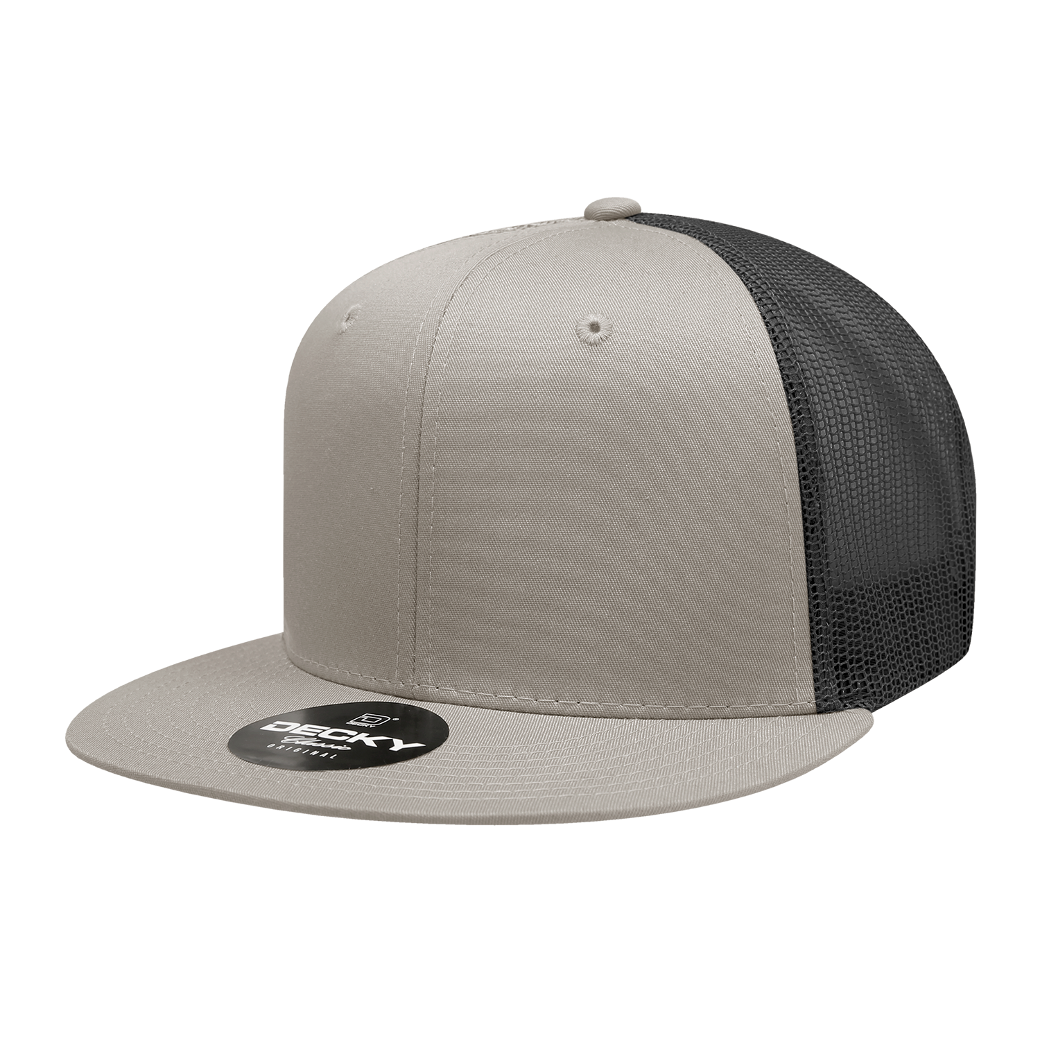 Decky 6033 6 Panel High Profile Structured Cotton Blend Trucker