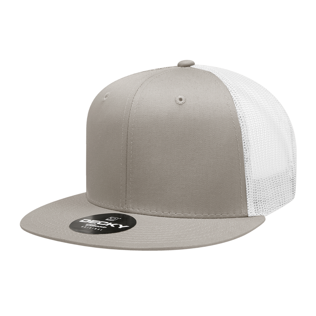 Decky 6033 6 Panel High Profile Structured Cotton Blend Trucker