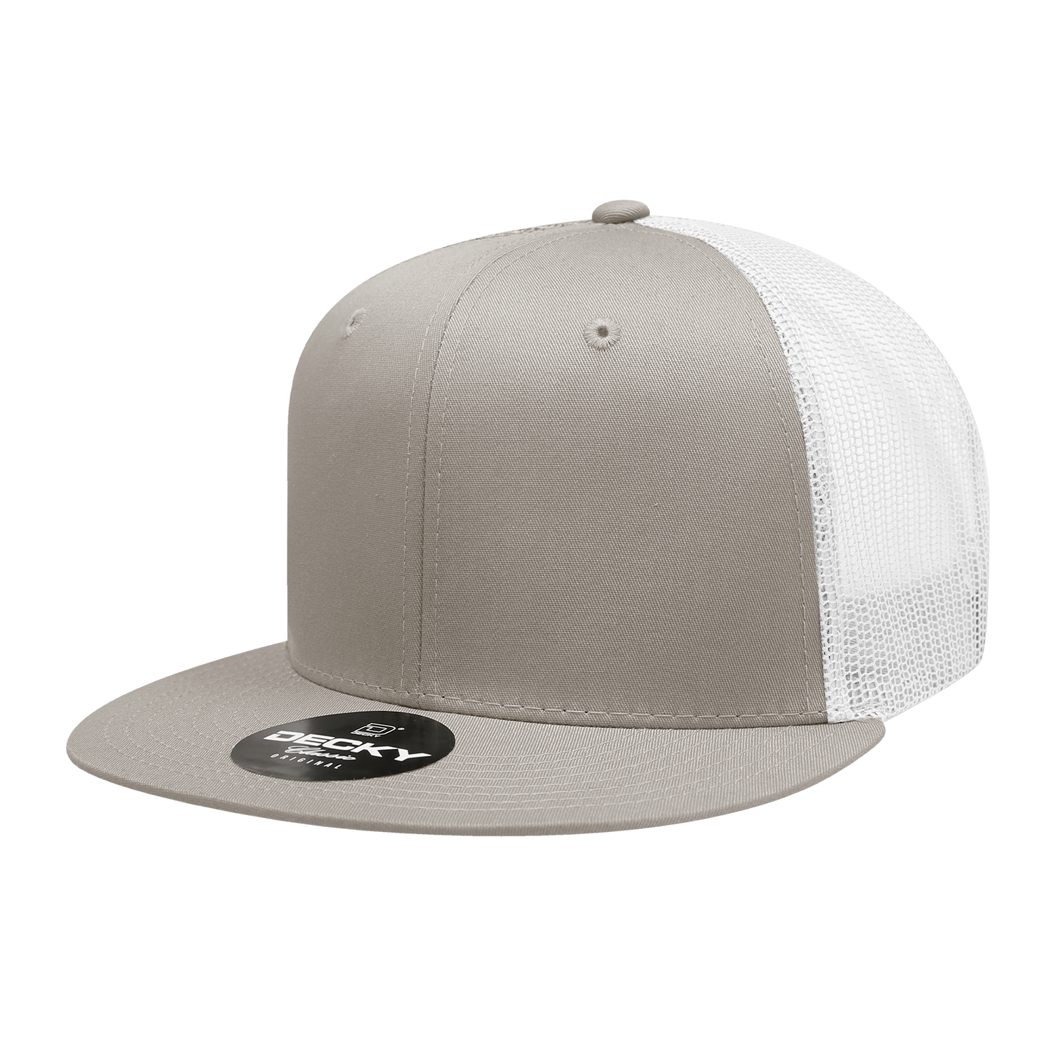 Decky 6033 6 Panel High Profile Structured Cotton Blend Trucker