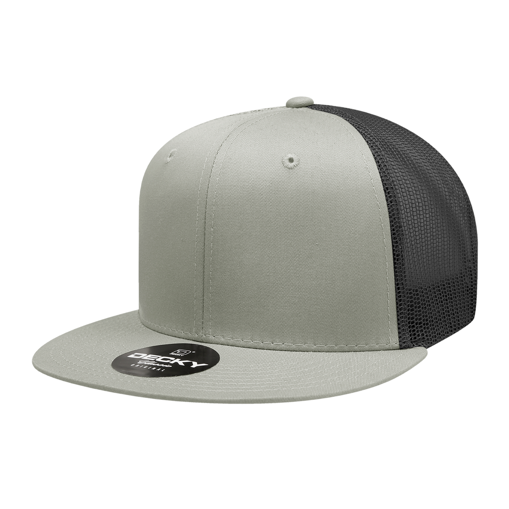 Decky 6033 6 Panel High Profile Structured Cotton Blend Trucker