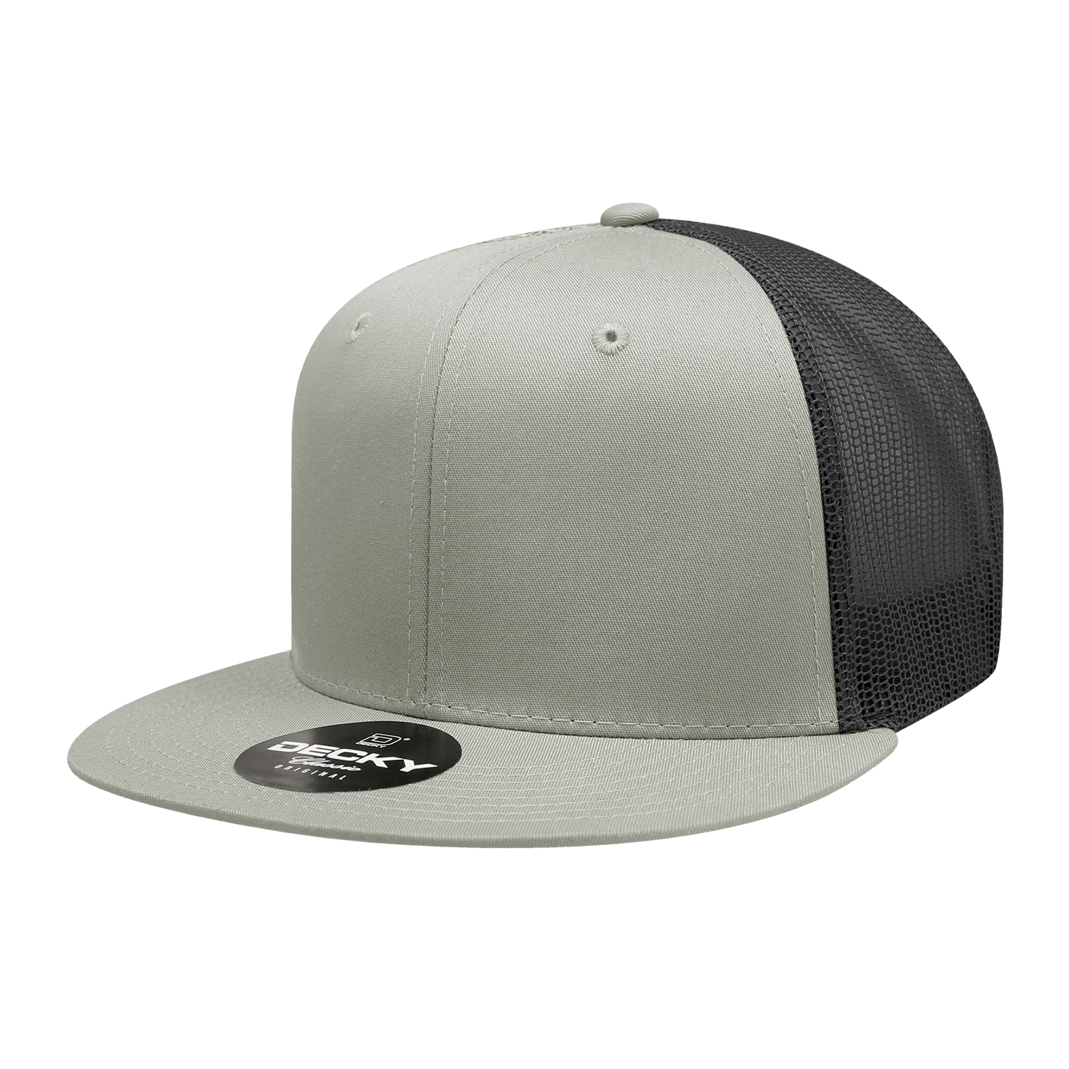 Decky 6033 6 Panel High Profile Structured Cotton Blend Trucker