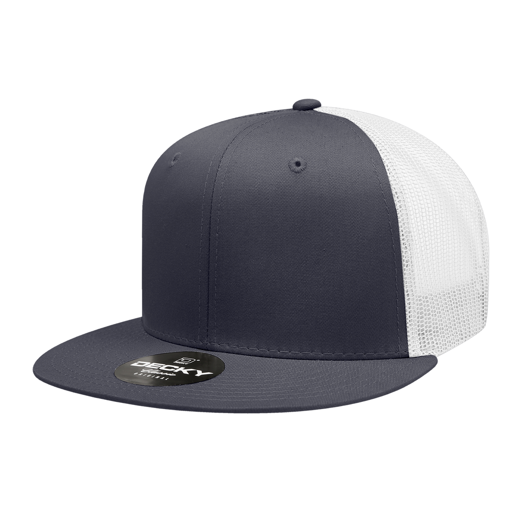 Decky 6033 6 Panel High Profile Structured Cotton Blend Trucker