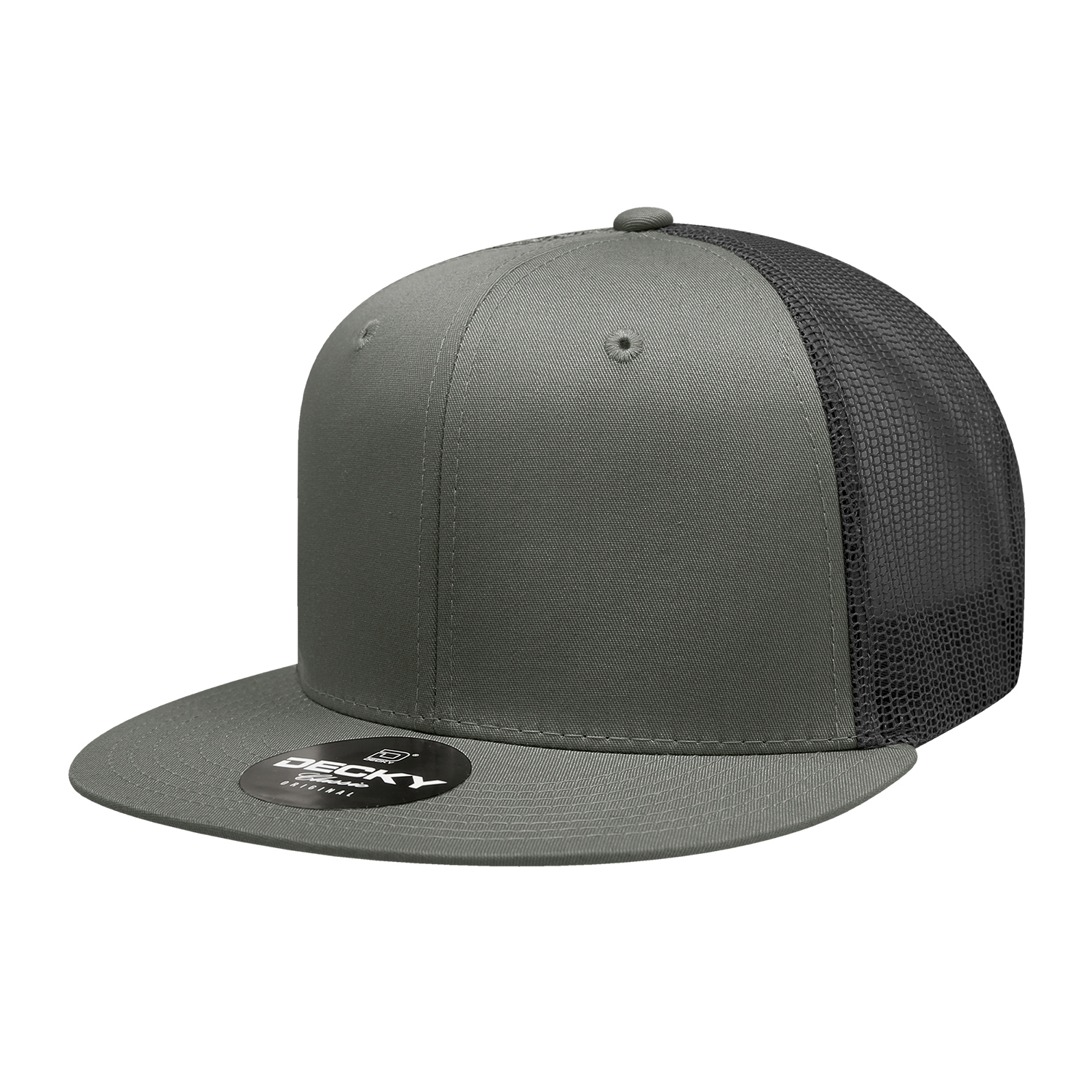 Decky 6033 6 Panel High Profile Structured Cotton Blend Trucker