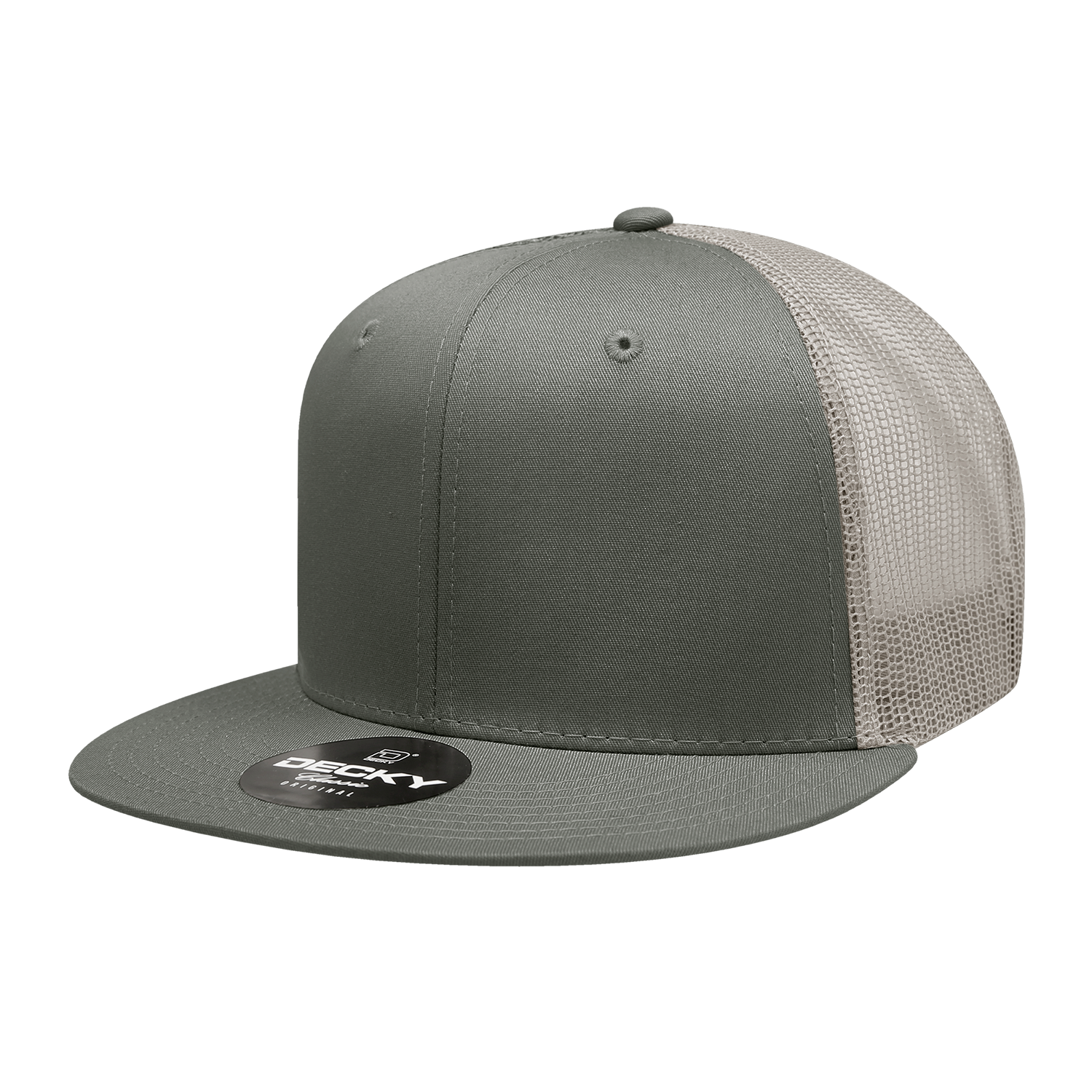 Decky 6033 6 Panel High Profile Structured Cotton Blend Trucker
