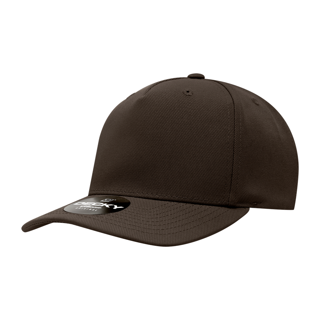Decky 6038 5 Panel Mid Profile Structured Polyester Cap